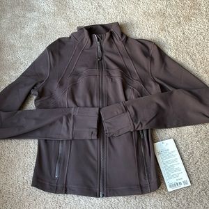 NWT Lululemon Define Cropped Jacket *Nulu in Espresso size 8